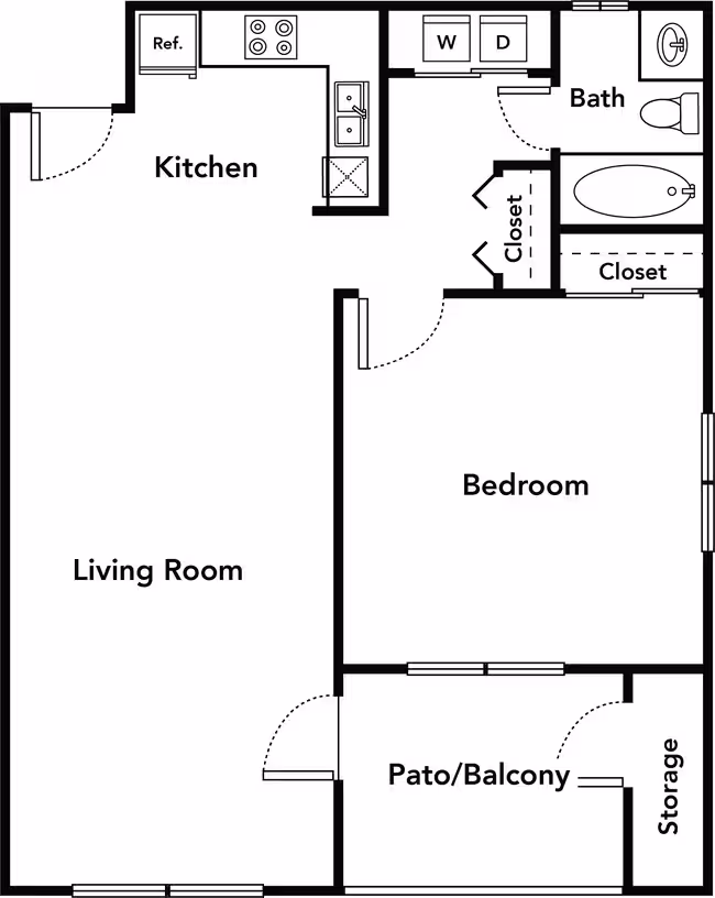 Unit 2028 1056 floor plan